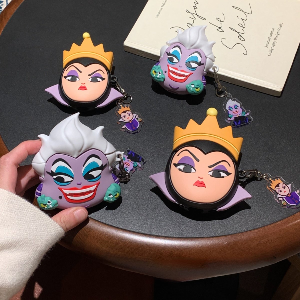 创意趣味迪士尼白雪公主毒皇后巫婆适用苹果无线蓝牙AirPodsPro耳机壳4代软AirPods1/2硅胶3代Pro2保护套,3C数码配件,耳机保护套,淘宝优惠券,粉丝福利购,淘宝优惠卷