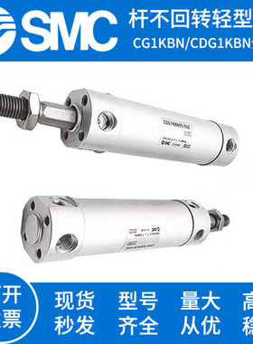 杆不回转轻型气缸CDG1KBN25/CDG1KBA20/32/U40/50/63-75-100FZ