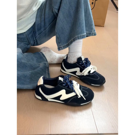 厚底阿甘德训鞋女款2025新款秋季爆款巨好看不累脚百搭休闲运动鞋