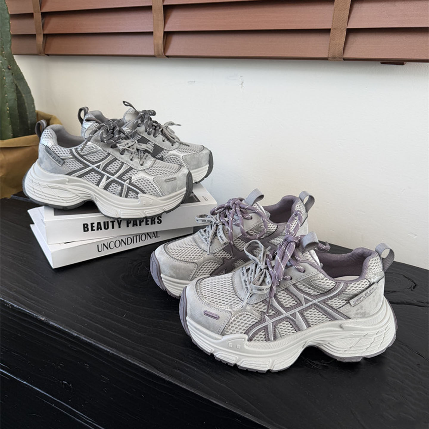 洋气显脚小欧货网面厚底老爹鞋女2026新款百搭轻便增高休闲运动鞋,女鞋,时尚休闲鞋,淘宝优惠券,粉丝福利购,淘宝优惠卷