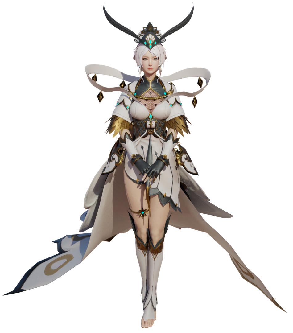 blender渲染pbr材质次世代网游游戏3d女性感模型服装设计合集