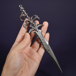 霜之哀伤模型摆件小号魔兽世界合金属铁质兵器男孩刀剑玩具未开刃