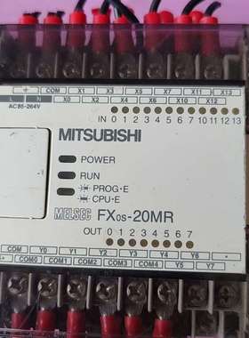 可维修-三菱 PLC，拆机件，型号FXOS-20MR-00-议价