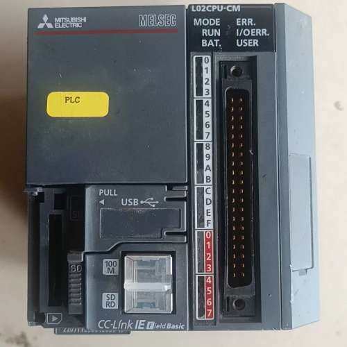 三菱CPU模块L02CPU-CM带结束盖L6EC-CM，正品