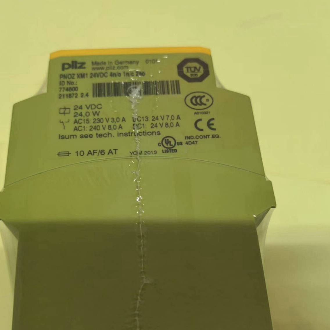议价-皮尔兹安全继电器Pilz+xM1 订货号：774600