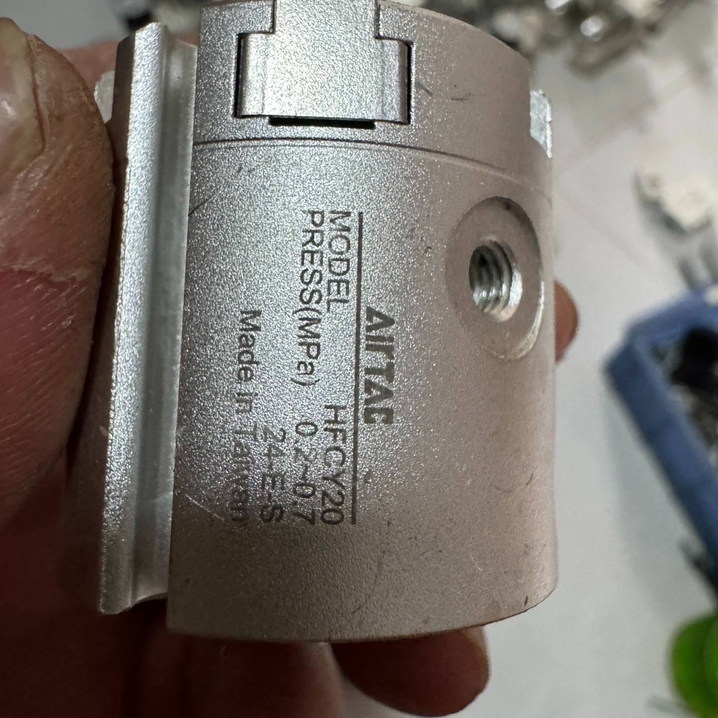 议价-拆机正品亚德客三爪手指气缸HFCY20  气压