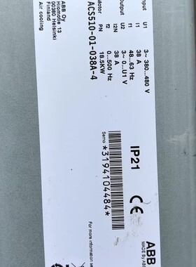 议价-ABB ACS510系列SMIO-01C 主板CPU板，不-可维修