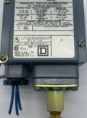 议价-全新正品，SQUARE D压力开关 9012 GAW-25，