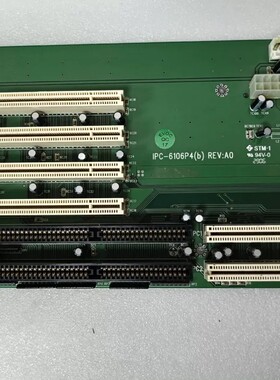 议价-研祥工控机底板IPC-6106P4(B) REV:A0，绿色-可维修