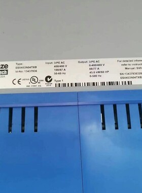 议价-伦茨变频器ESV453N04TXBXX1A42 45KW全新-可维修