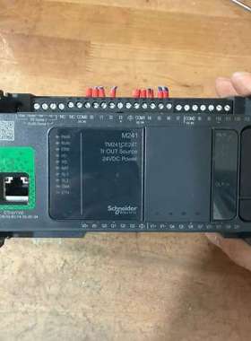 施耐德PLC TM241CE24T，二手拆机，功能完好。8路