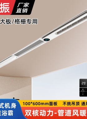 蜂窝大板吊顶风暖浴霸新风换气管道卫生间干湿分离暖风机多功能