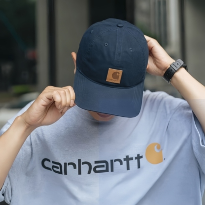 正品Carhartt卡哈特帽子鸭舌帽男女水洗做旧棒球帽美式遮阳帽软顶