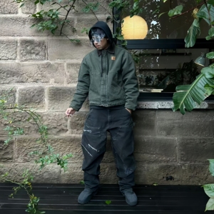 Carhartt B136卡哈特工装裤伐木裤主线重磅帆布双膝长裤B01水洗版