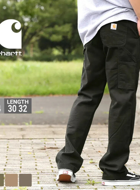 现货正品 Carhartt B324卡哈特纯棉斜纹直筒休闲裤工装裤男女同款