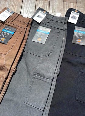 Dickies1939美版重磅帆布水洗工装伐木裤画家裤宽松长裤