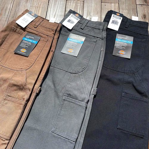 Dickies1939美版重磅帆布水洗工装伐木裤画家裤宽松长裤