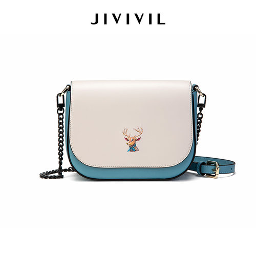 JIVIVIL女包马鞍包一“鹿”有你