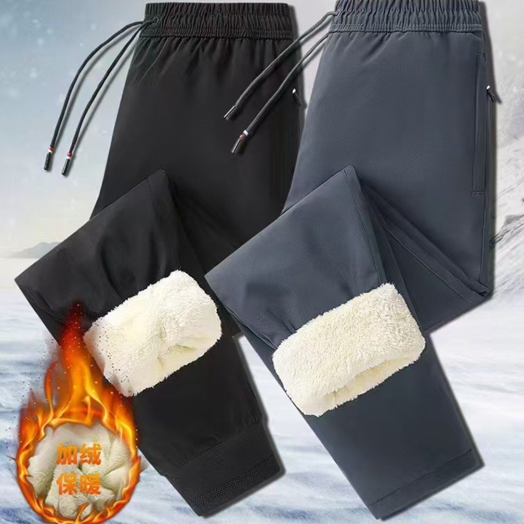 户外冬季加绒加厚宽松男女款棉裤羊羔绒裤子保暖防寒加御寒长裤,男装,卫裤,淘宝优惠券,粉丝福利购,淘宝优惠卷