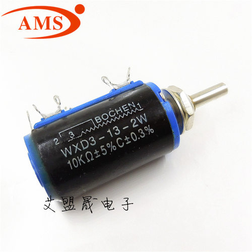 WXD3-13-2W 10K 精密多圈可调电位器10K 滑动变阻器 全新现货