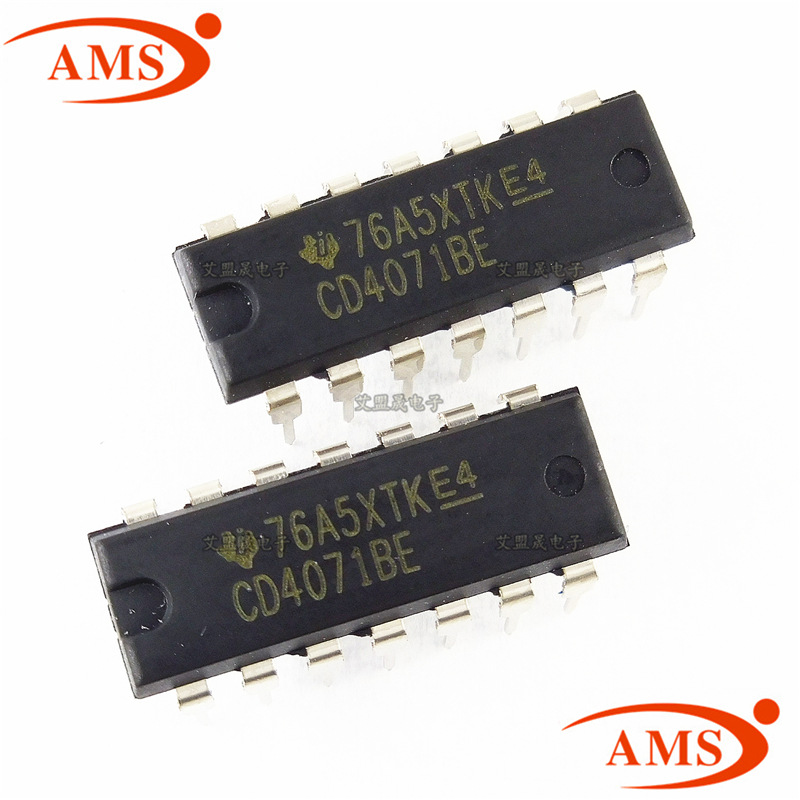 CD4071BE CD4071直插DIP-14 逻辑IC 四2输入端或门 全新现货