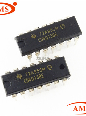 CD4013BE CD4013B 直插DIP-14 双D触发器逻辑芯片 TI 全新现货