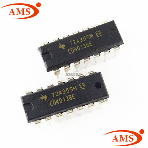 CD4013BE CD4013B 直插DIP-14 双D触发器逻辑芯片 TI 全新现货