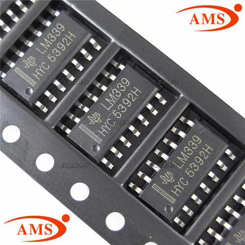 LM339DR LM339 SOP-14贴片 四路高精度电压比较器 TI 全新现货