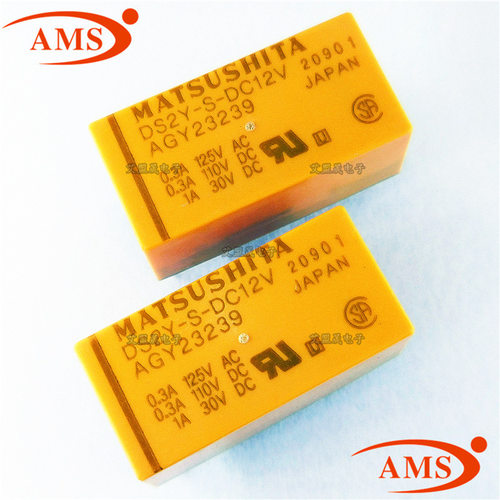 DS2Y-S-DC12V DS2Y 原装松下Panasonic继电器 8脚 1A 12V