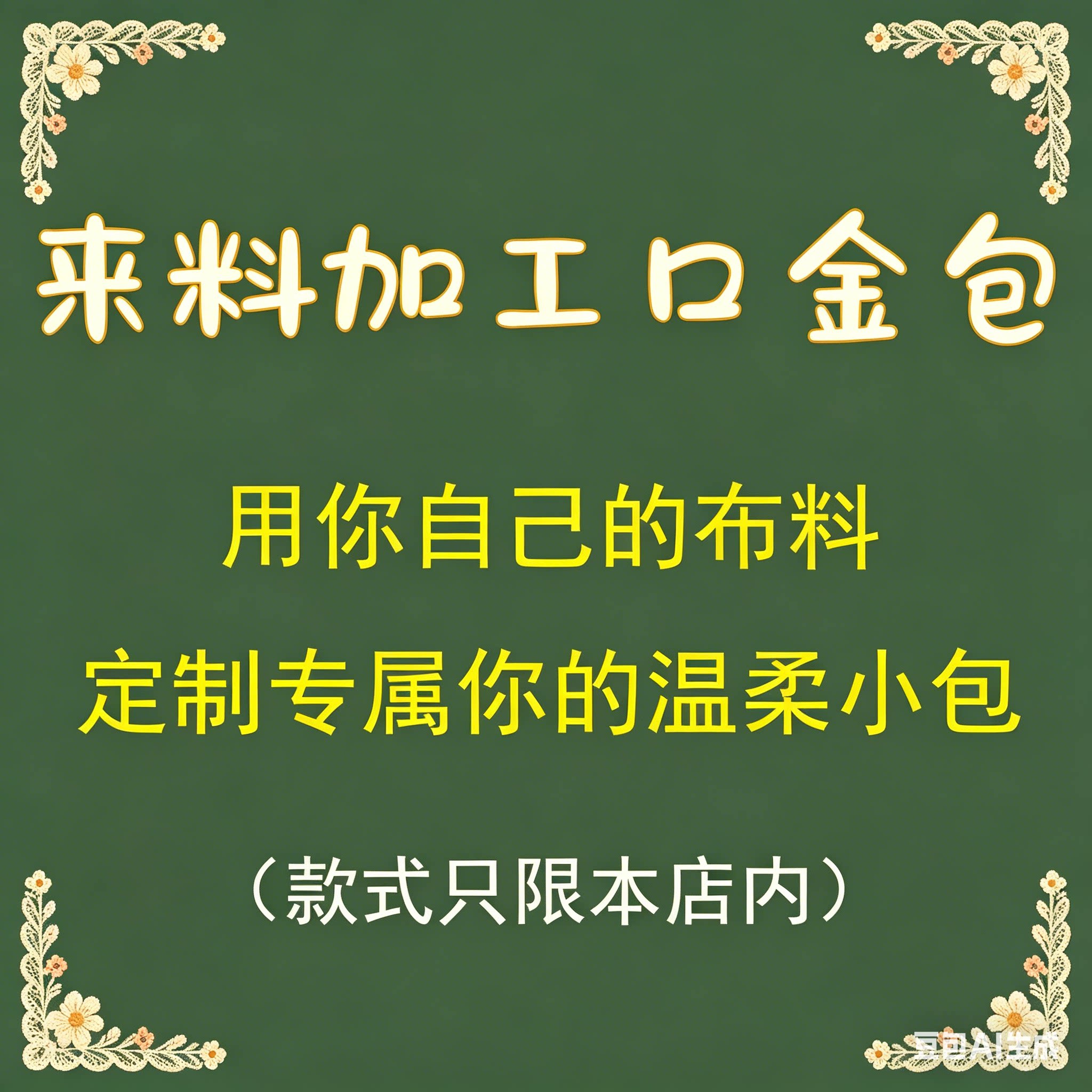 口金包来料加工可选款式