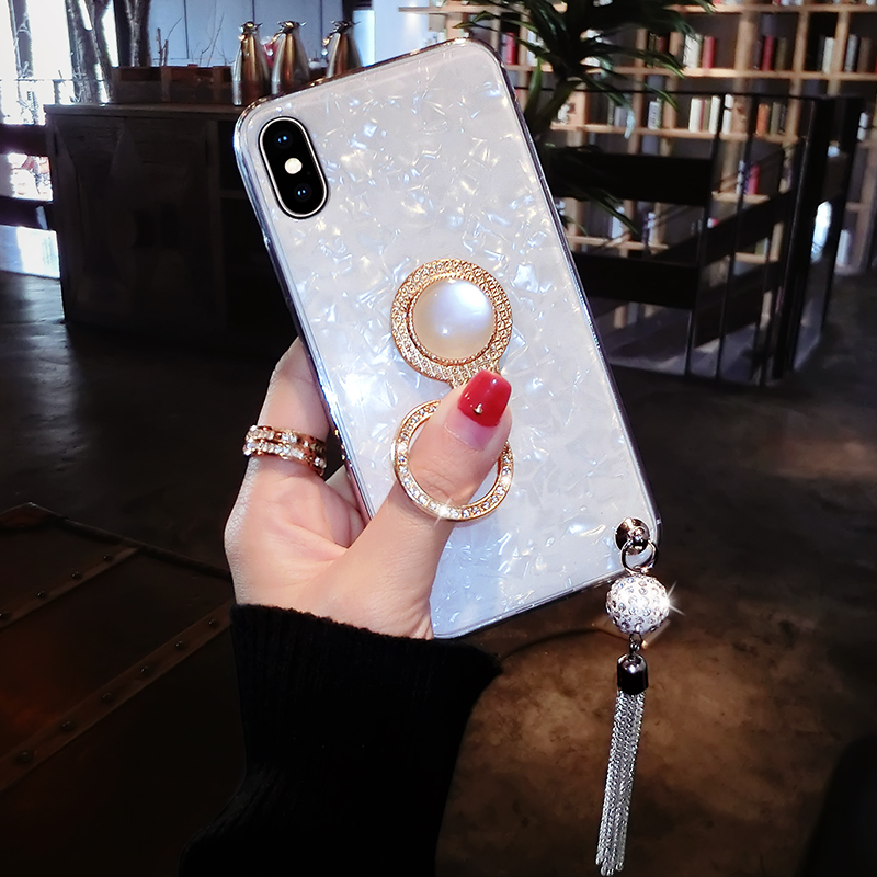 Æ»¹ûxÊÖ»ú¿Ç¶¶ÒôÅ®¿îiphone7plus¹è½ºÈ«°ü°×É«ÕäÖéÖ§¼Ü8PÍøºìͬ¿î