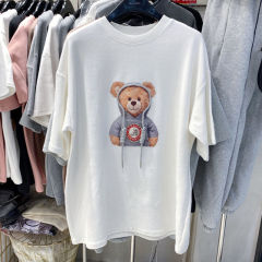 Official map price 65 polyester 30 cotton 5 spandex 2021 spring summer loose print short sleeve T-shirt