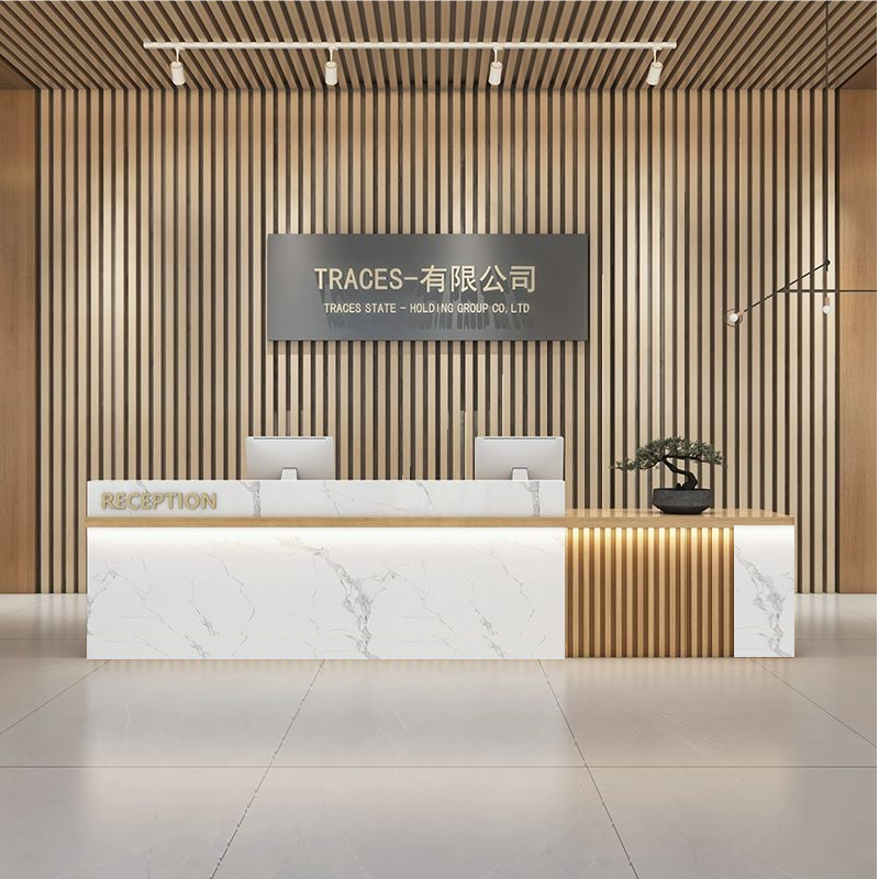 包邮前台接待台收银台办公桌公司美容院理发店服装店吧台柜台轻奢,商业/办公家具,收银台,淘宝优惠券,粉丝福利购,淘宝优惠卷