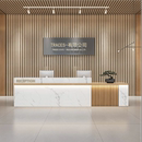 店吧台柜台轻奢 前台接待台收银台办公桌公司美容院理发店服装 包邮