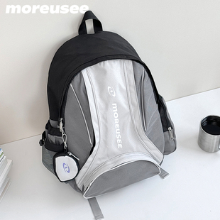 木与石书包双肩包女大容量通勤大学生包包美式 电脑包高中轻便背包