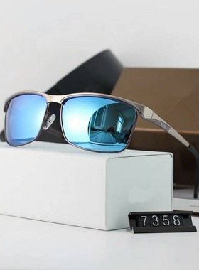 宝马4s店同款时尚偏光太阳镜新款时尚方框墨镜蛤蟆镜开车驾驶眼镜