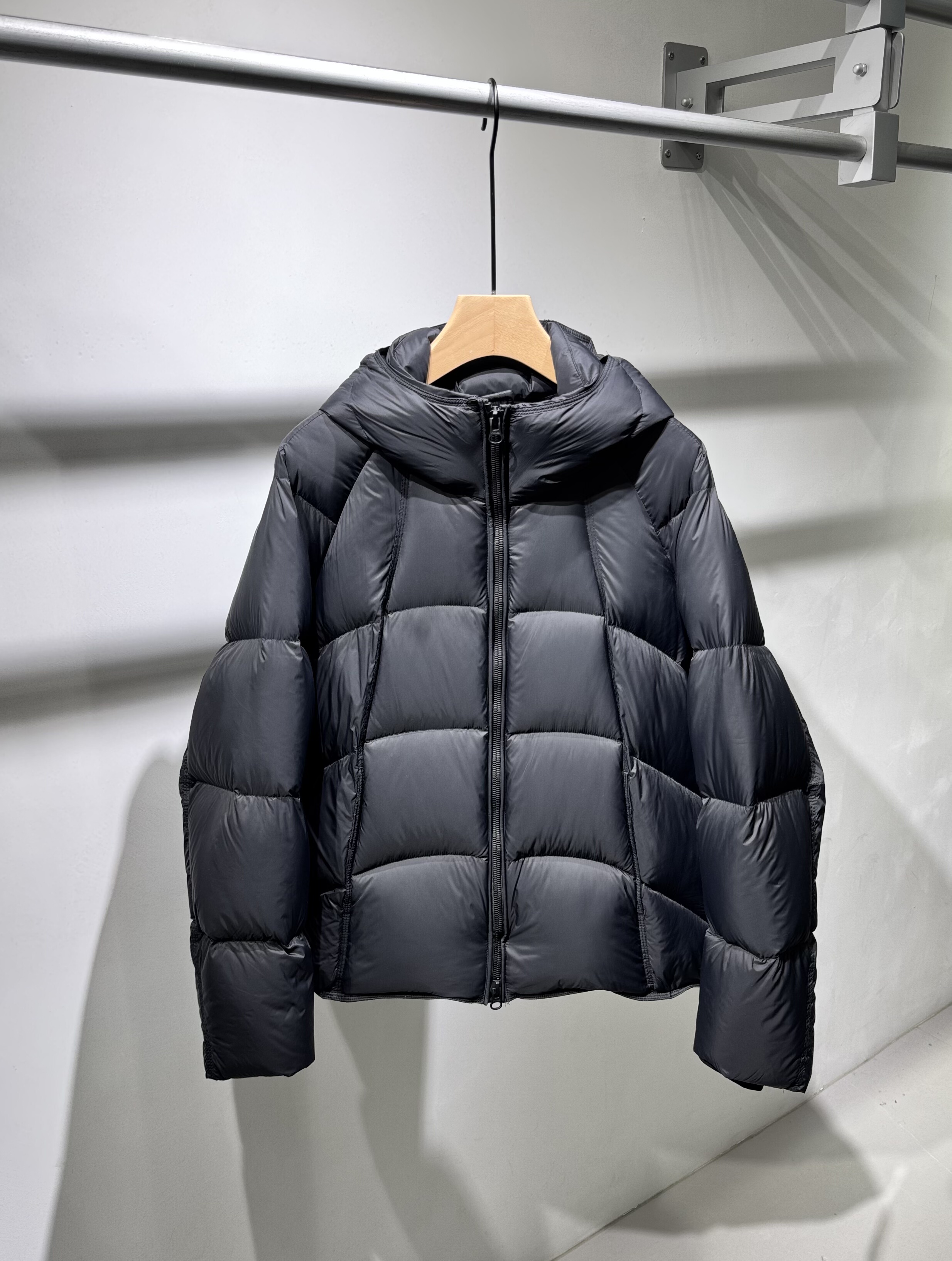 冬季新款【充绒309g】90白鸭绒高领连帽防风羽绒服男高充绒量外套