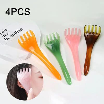 4 PCS Scalp Back Massager Head Scratcher Protable SPA Head