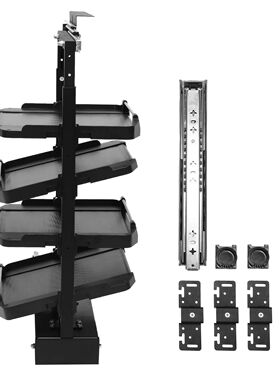 Pull-Out Shoe Organizer Adjustable Height Retractable Shoe