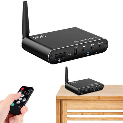 Bluetooth-Compatible 5.4 Audio Adapter BT/U-Disk Play HiFi