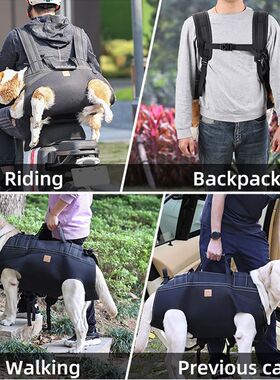 ift Harnesses with Reflective Strip for Elderly Disabled Dog