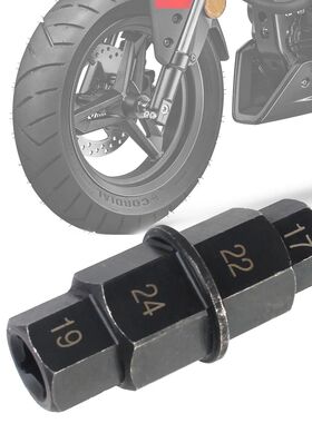Professional 4-In-1 17 19 22 24mm Motorcycles Hex Axle Tool