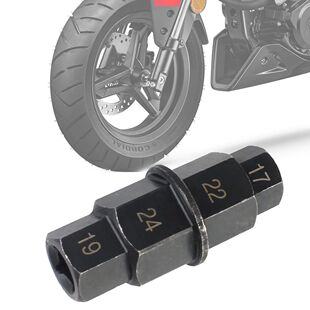 Professional 4-In-1 17 19 22 24mm Motorcycles Hex Axle Tool