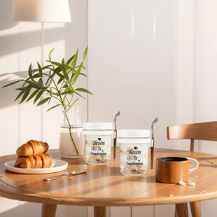 Food Jars & Canisters Glass Meal Prep Container with Lid