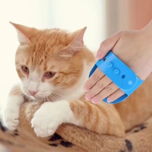 6PCS Pet Grooming Kit Silicone Dog Bath Brush Dog