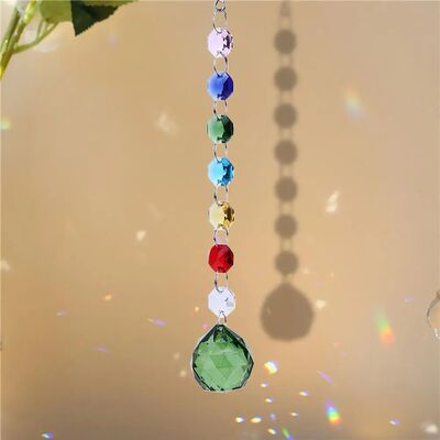Crystal Ball Prism Light Catcher Hanging Wind Chime for
