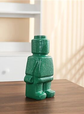Nordic Style Ceramic Robot Vase Indoor Flower Pot Modern
