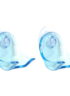 2pcs Plastic Suction Cup Holder Hanger Dustproof Kitchen
