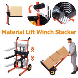 Hydraulic Material Lift Pallet Truck with Adjustable Forks