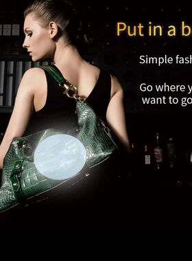 PC LED Handbag Light Love Heart/Round Shaped Atmosphere